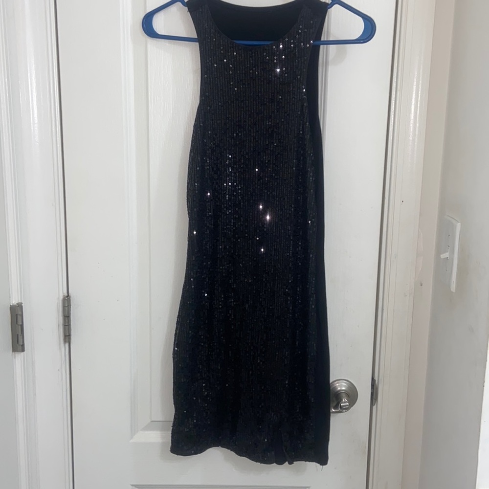 Black sparkly Bodycon dress